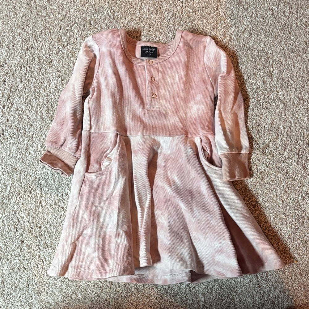 Little Bipsy Blush Pink Casual Dress